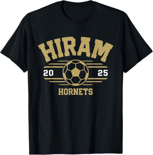 Hiram Hornets Soccer Ball 2025 T-Shirt - T-Shirt | Black