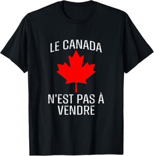 Canada N'est Pas à Vendre Never 51 Proud Canadian Quebec T-Shirt - T-Shirt | Black