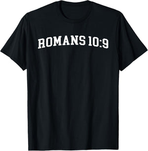 Romans 10:9 T-Shirt - T-Shirt | Black