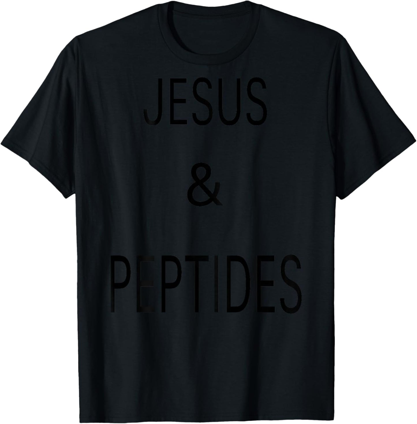 Jesus & PEPTIDES T-Shirt - T-Shirt | Black