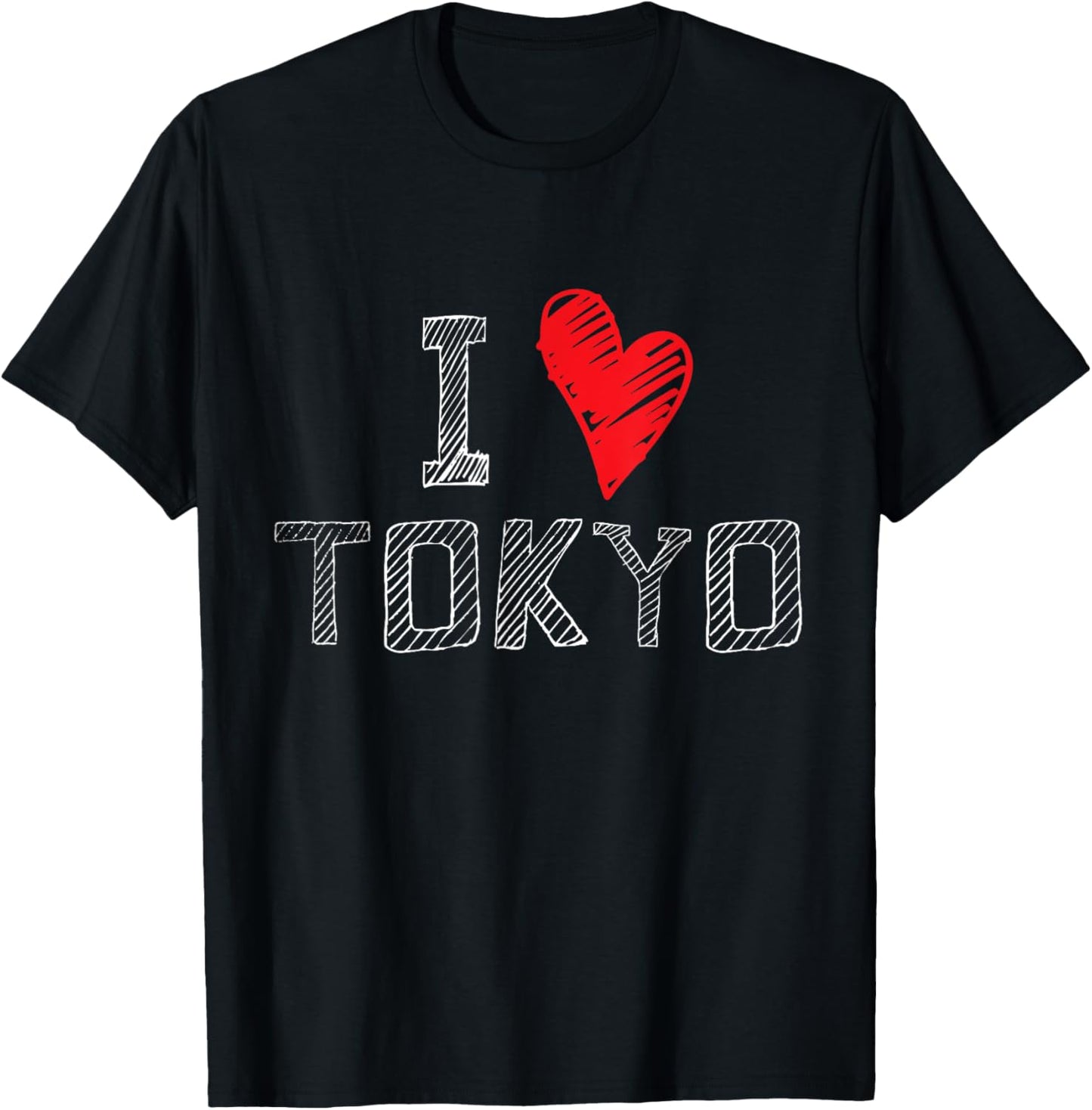 I Love Tokyo Japan Shirt Cute Japanese I Heart Tokyo Tourist T-Shirt - T-Shirt | Black