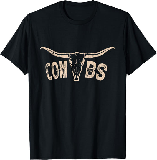 Graphic Proud First Name Combs Funny Awesome Outfits Happily T-Shirt - T-Shirt | Black