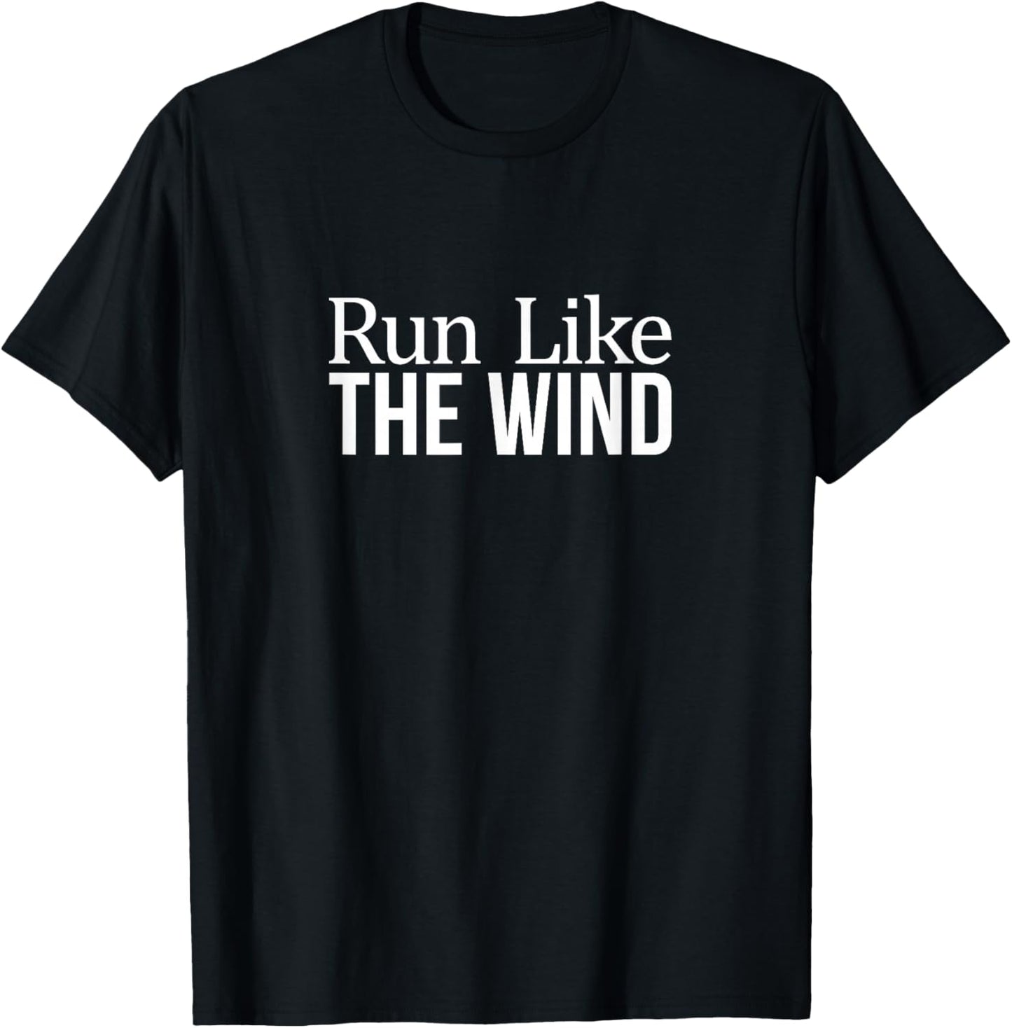 Run Like The Wind T-Shirt - T-Shirt | Black