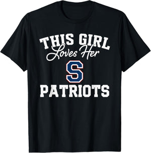 Logo This Girl Loves Her HS T-Shirt - T-Shirt | Black