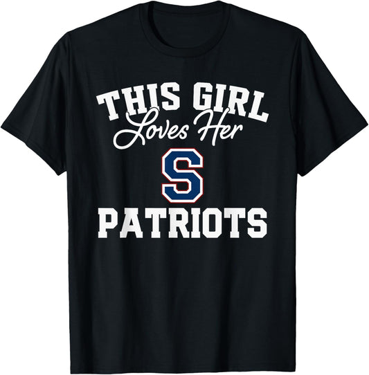 Logo This Girl Loves Her HS T-Shirt - T-Shirt | Black