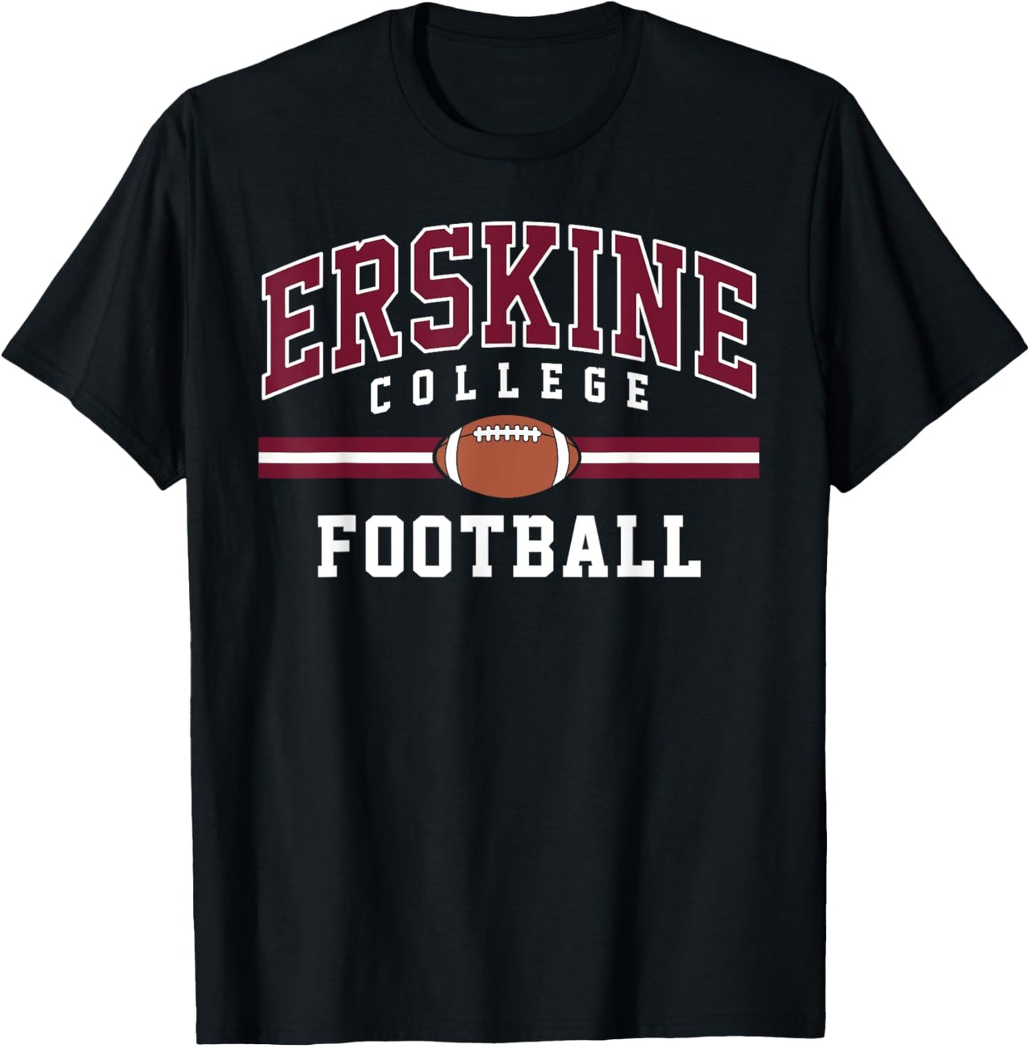 ERSKINE College Football Arch Vintage Design Women T-Shirt - T-Shirt | Black