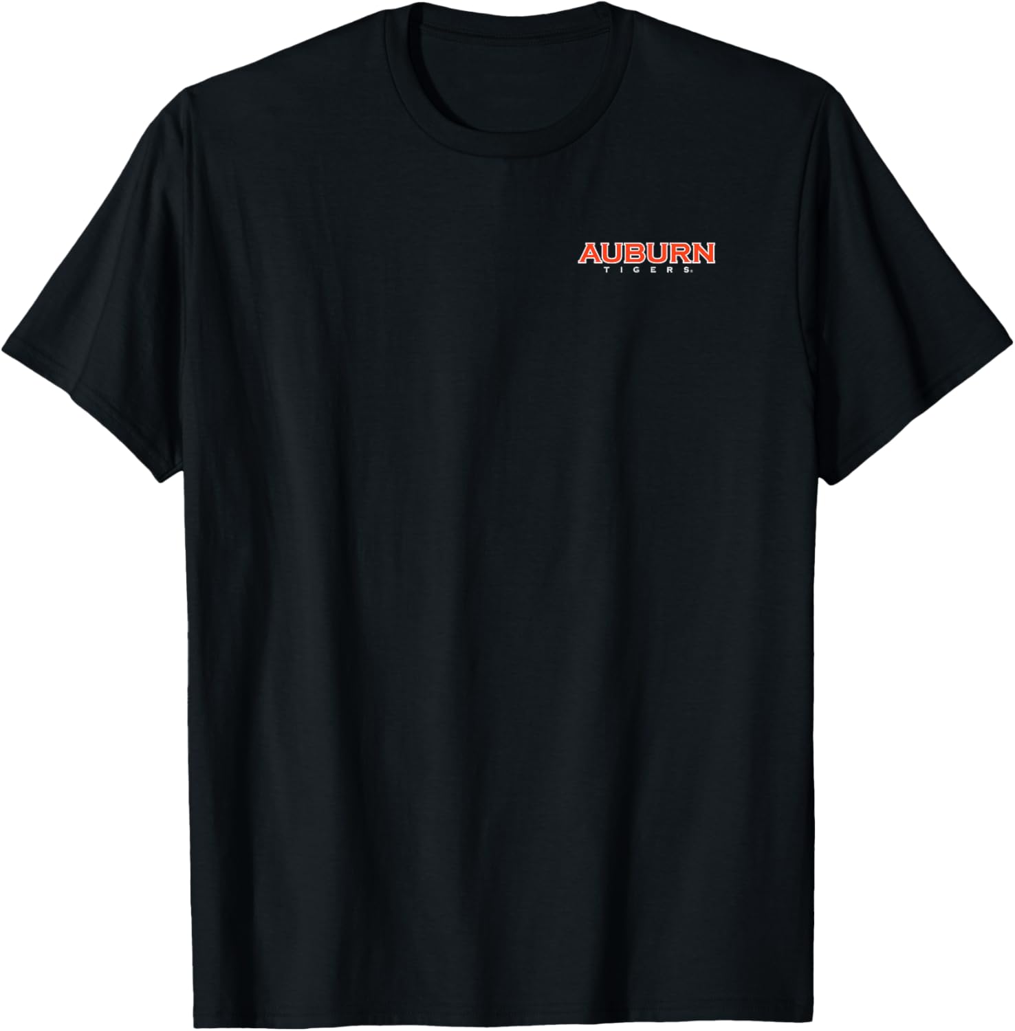 Auburn Tigers Football Helmet Front/Back Navy T-Shirt - T-Shirt | Black