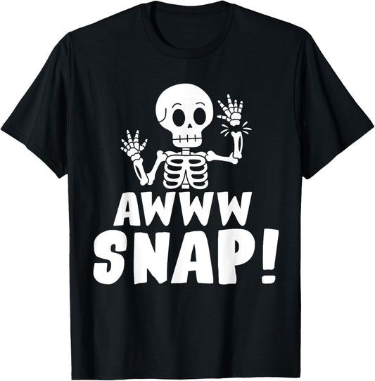 Skeleton Injury Wrist Surgery Recovery Aw Snap Broken Arm T-Shirt - T-Shirt | Black