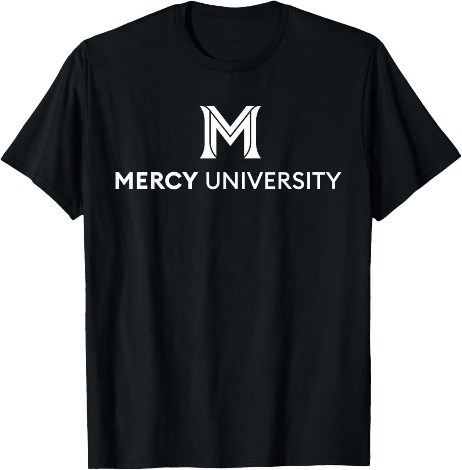 Mercy University Mavericks M logo T-Shirt - T-Shirt | Black