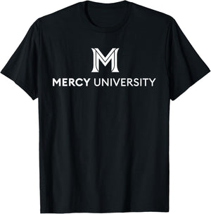 Mercy University Mavericks M logo T-Shirt - T-Shirt | Black