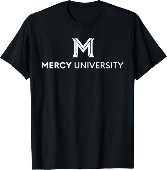 Mercy University Mavericks M logo T-Shirt - T-Shirt | Black