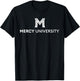 Mercy University Mavericks M logo T-Shirt - T-Shirt | Black
