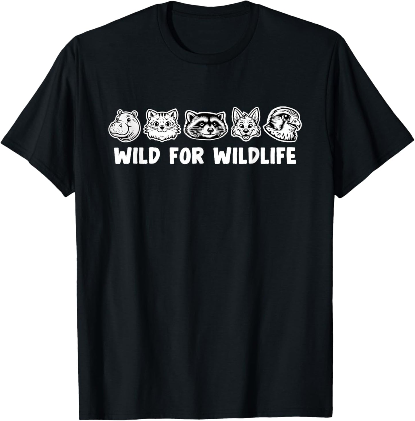 San Diego Humane Society Wild for Wildlife - Project Wildlife T-Shirt - T-Shirt | Black