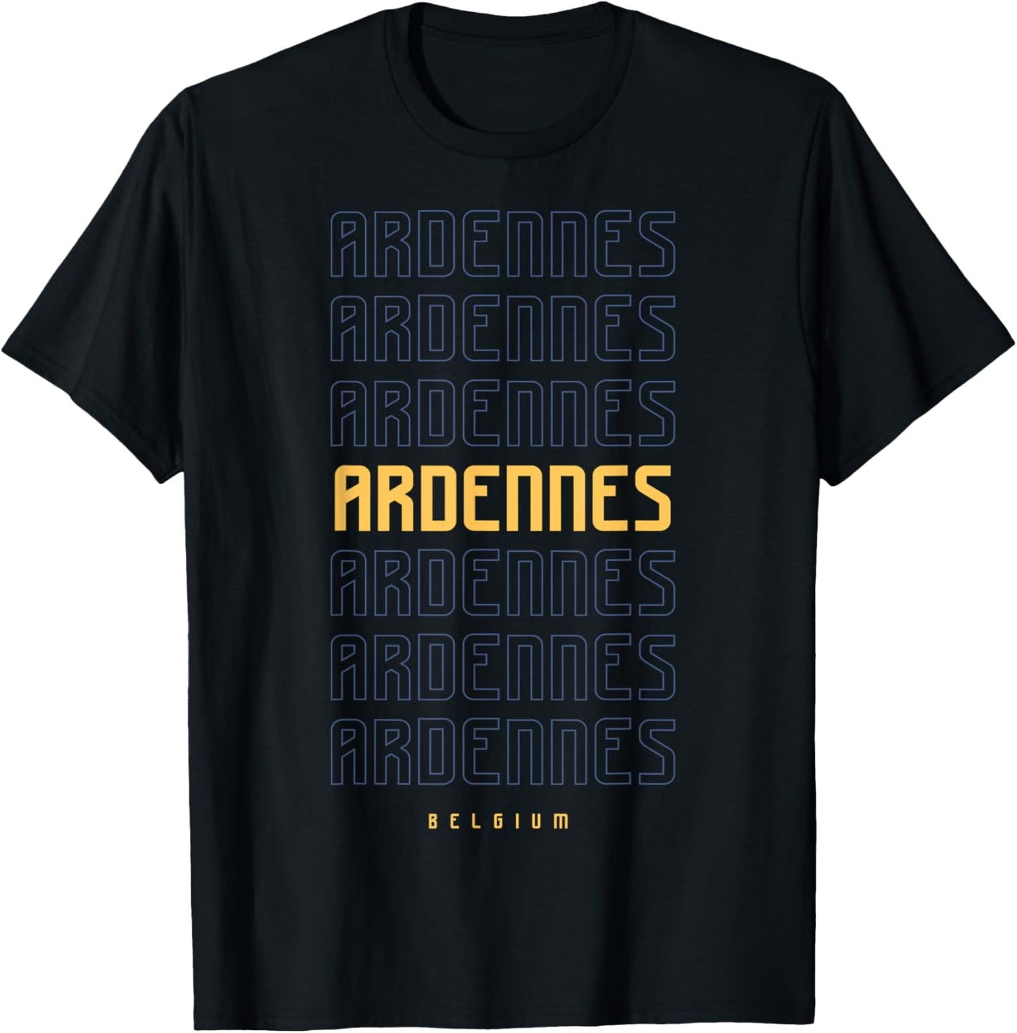 Ardennes Belgium T-Shirt - T-Shirt | Black