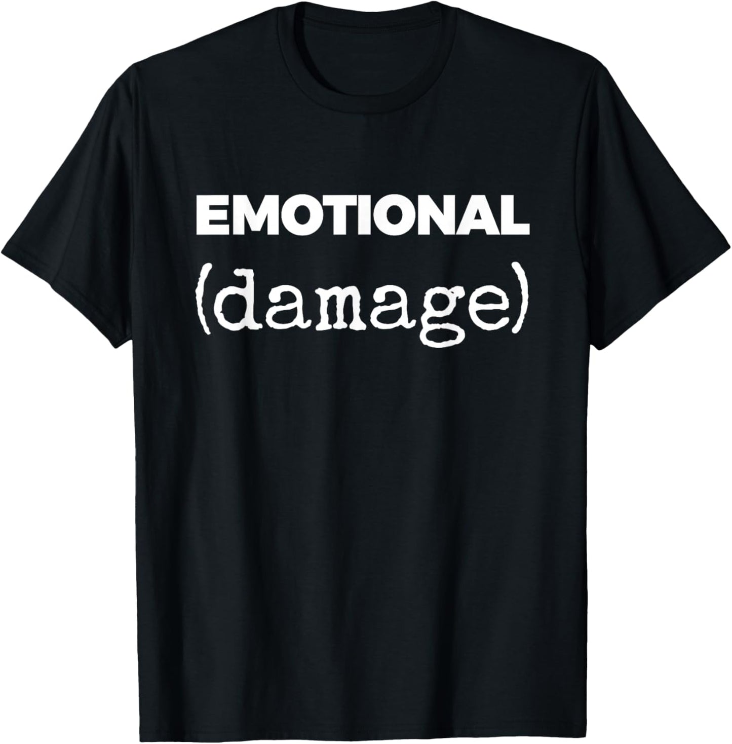 Emotional (Damage) T-Shirt - T-Shirt | Black
