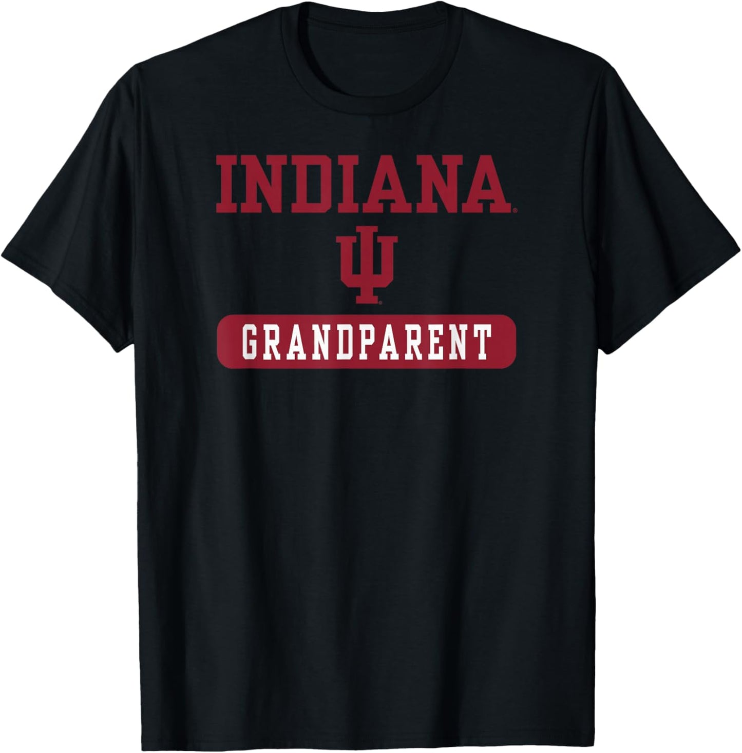Indiana Hoosiers Grandparent Officially Licensed T-Shirt - T-Shirt | Black
