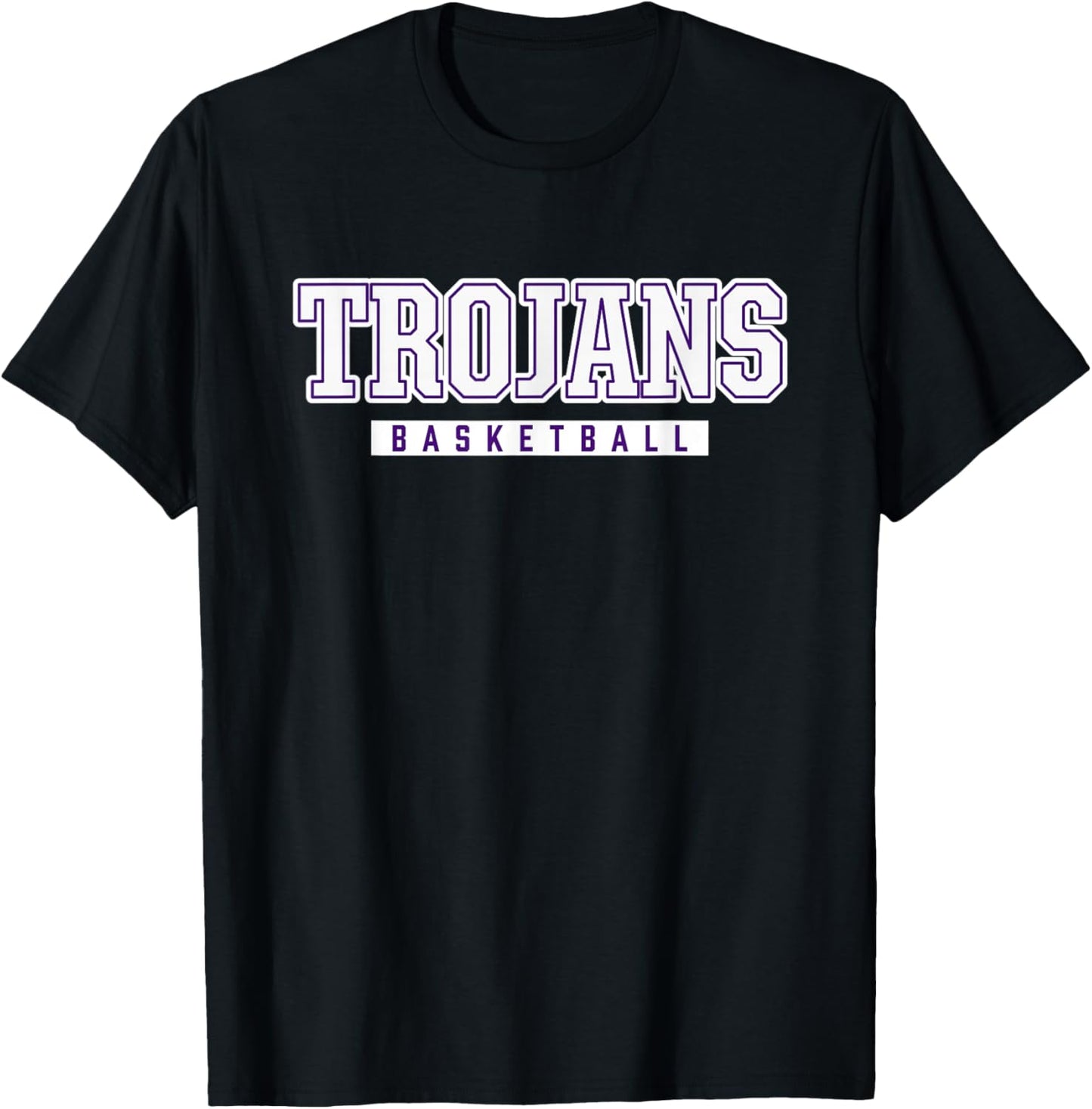 Trojans Basketball Southern High School T-Shirt - T-Shirt | Black