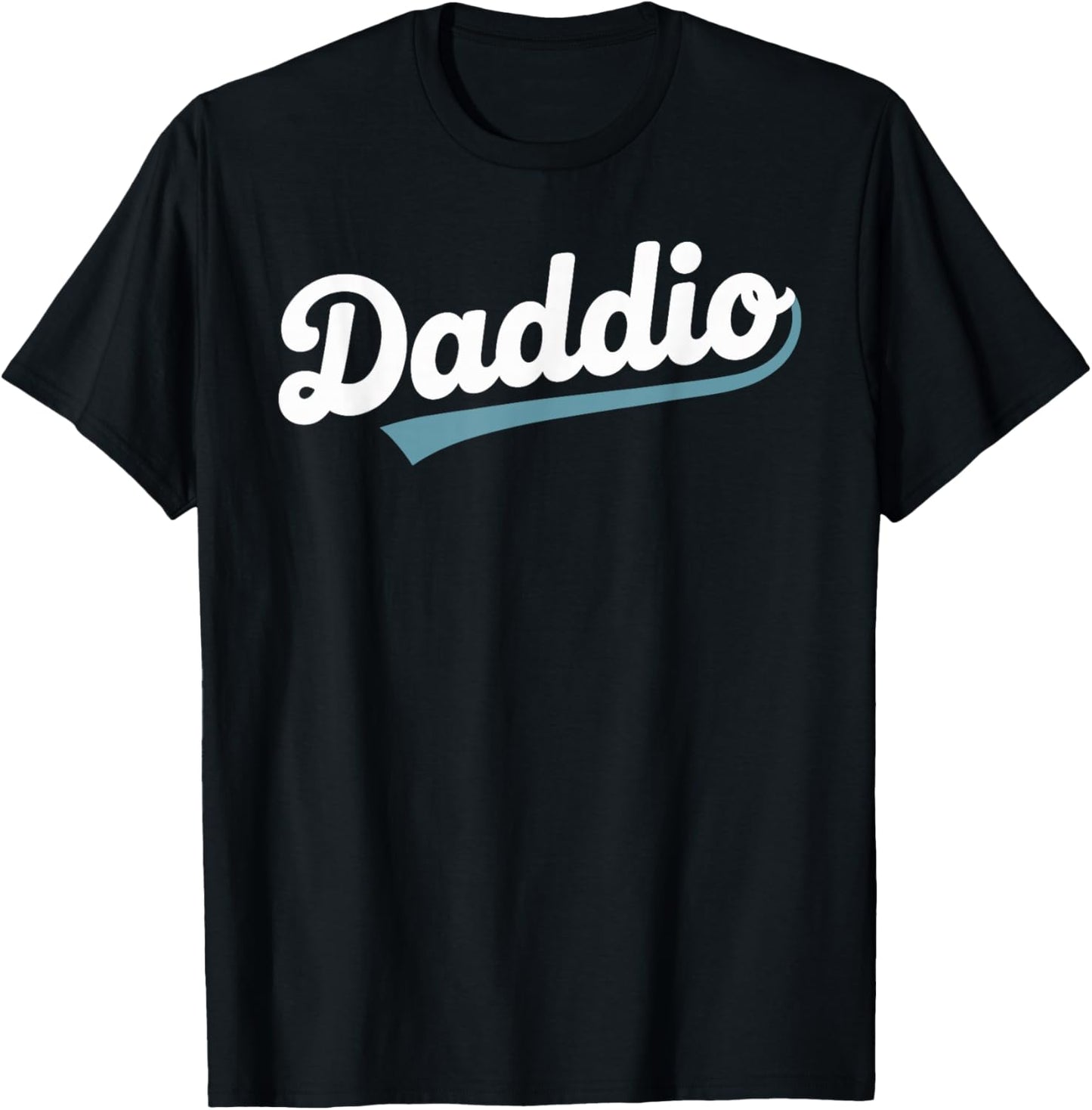 Daddio Funny Dad Shirt for Father, Papa T-Shirt - T-Shirt | Black