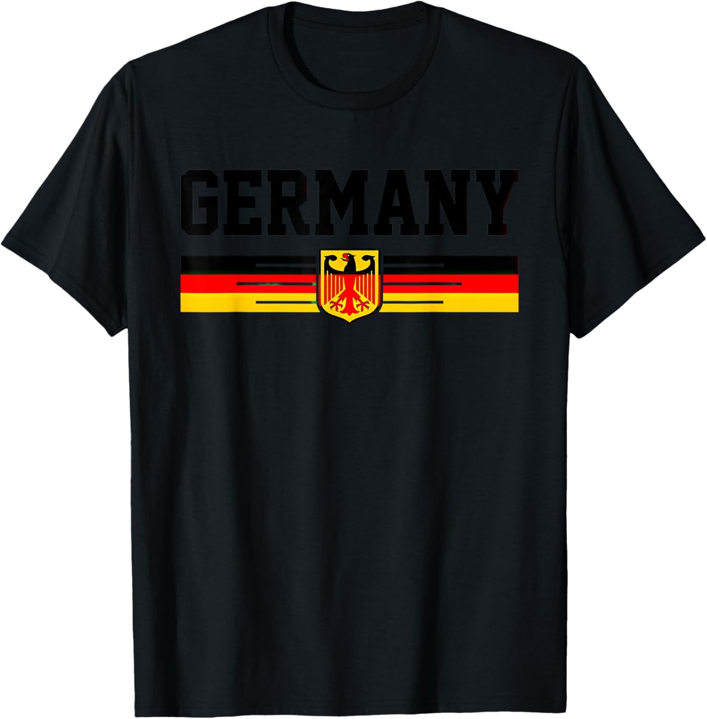 Germany Souvenir German Travel Deutsch Graphic T-Shirt - T-Shirt | Black