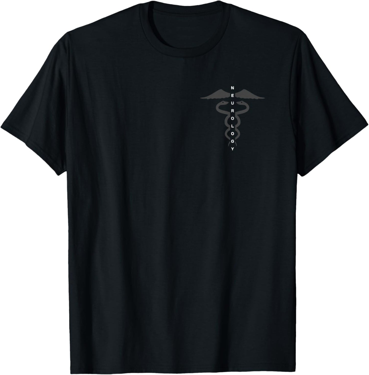 EEG Tech - Neurology - Front / Back - Professional T-Shirt - T-Shirt | Black