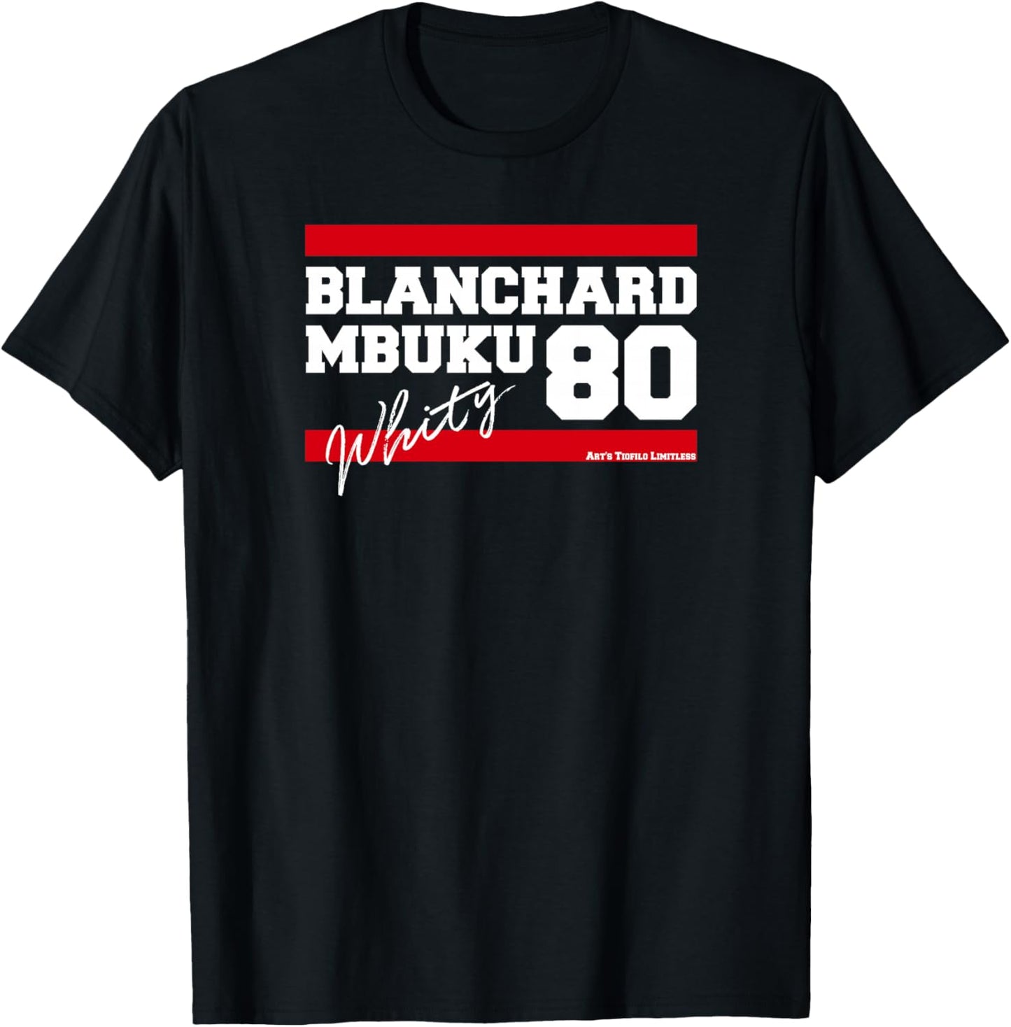Blanchard MBUKU/WHITY 80 Haut de Gamme T-Shirt - T-Shirt | Black