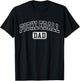 Pickleball Dad Funny Athletic Lettering Fathers Day Player T-Shirt - T-Shirt | Black