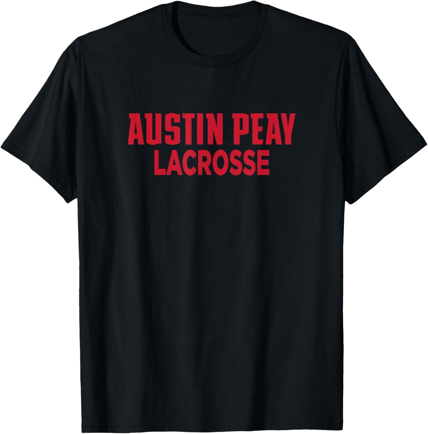 Austin Peay State University Lacrosse Governors Apparel Fans T-Shirt - T-Shirt | Black
