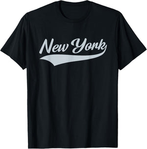 NEW YORK - Throwback Design - Classic T-Shirt - T-Shirt | Black