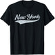 NEW YORK - Throwback Design - Classic T-Shirt - T-Shirt | Black