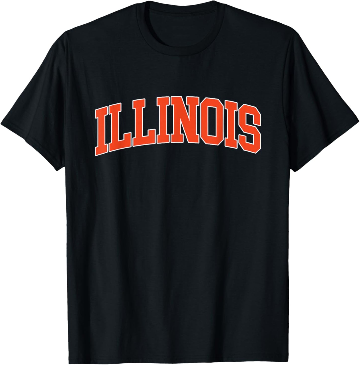 Illinois - Throwback Design - Classic T-Shirt - T-Shirt | Black