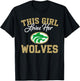 Buford Wolves Logo This Girl Loves Her HS T-Shirt - T-Shirt | Black