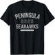 Peninsula Seahawks Gig Harbor, Washington 2025 T-Shirt - T-Shirt | Black