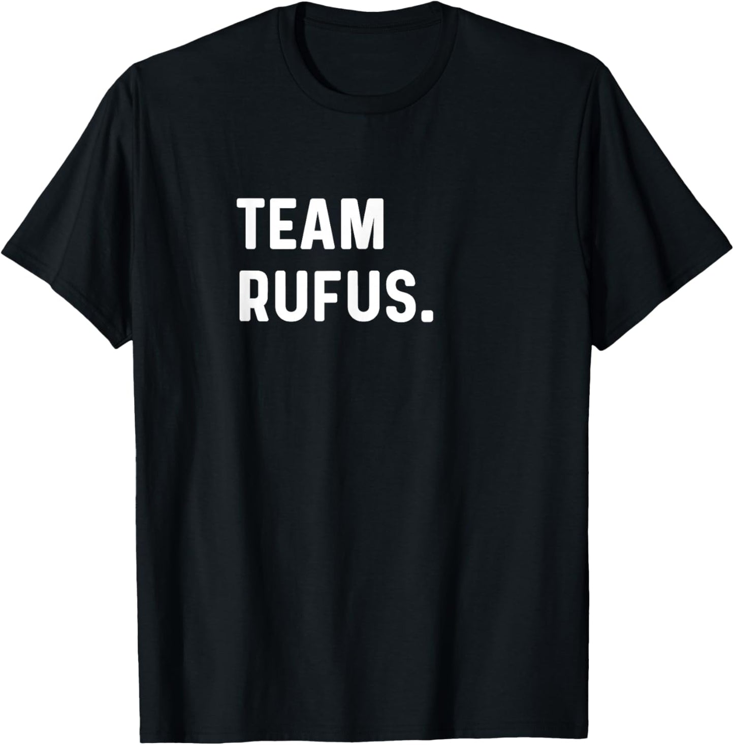 Team Rufus - Name T-Shirt - T-Shirt | Black