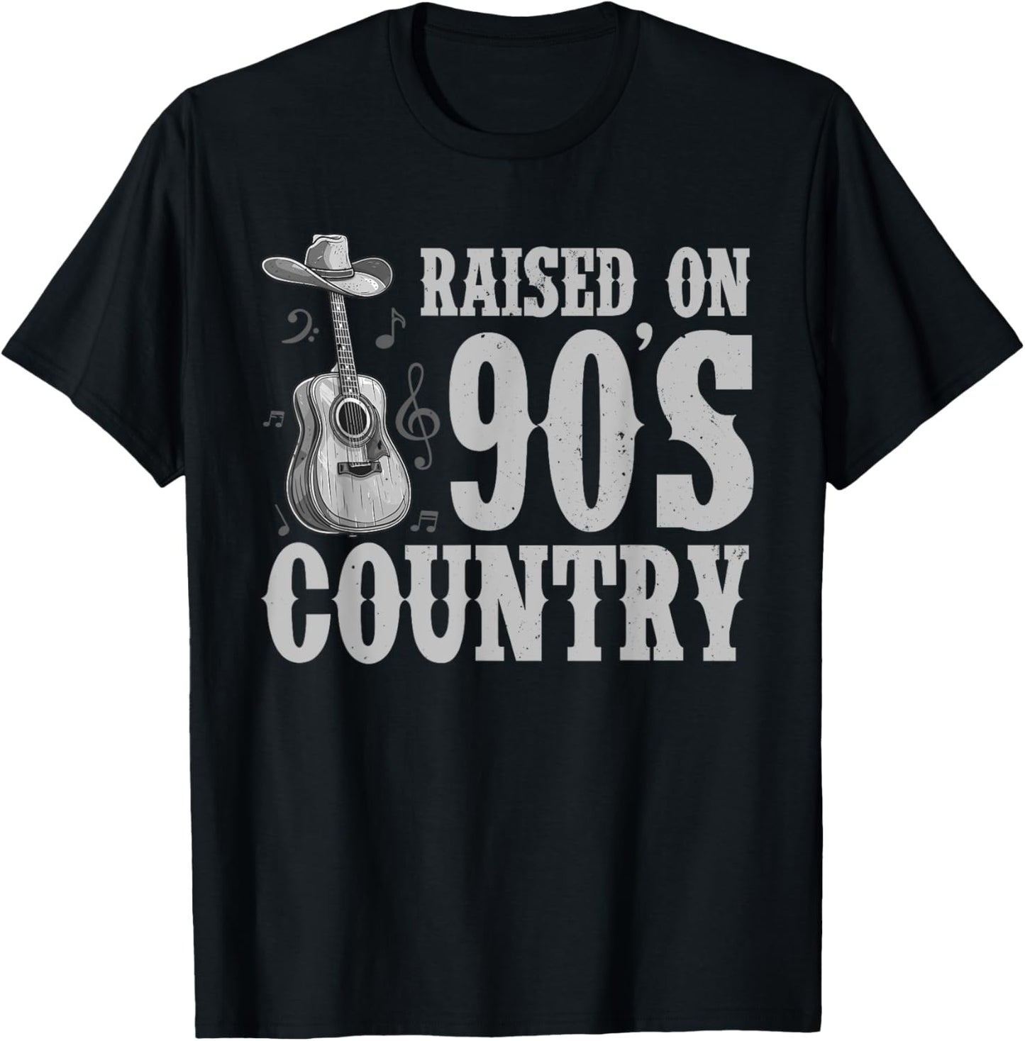 Cool 90s Country Music Art Women Country Music Lover T-Shirt - T-Shirt | Black