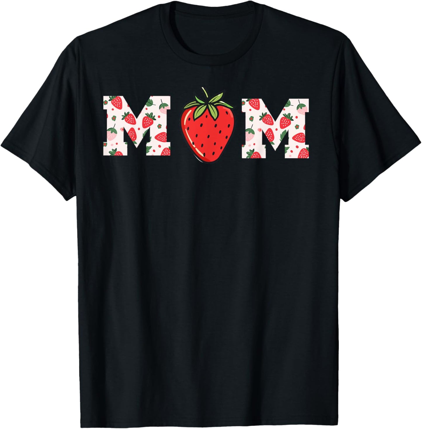Strawberry mom T-Shirt - T-Shirt | Black