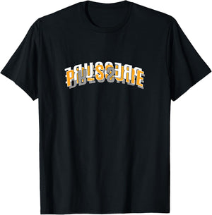 Orange Color Pressure Every Which Way Orange Graphic T-Shirt - T-Shirt | Black