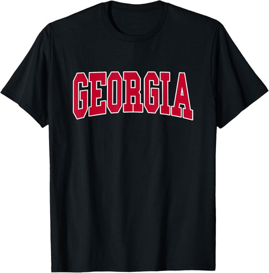 Georgia - Throwback Design - Classic T-Shirt - T-Shirt | Black