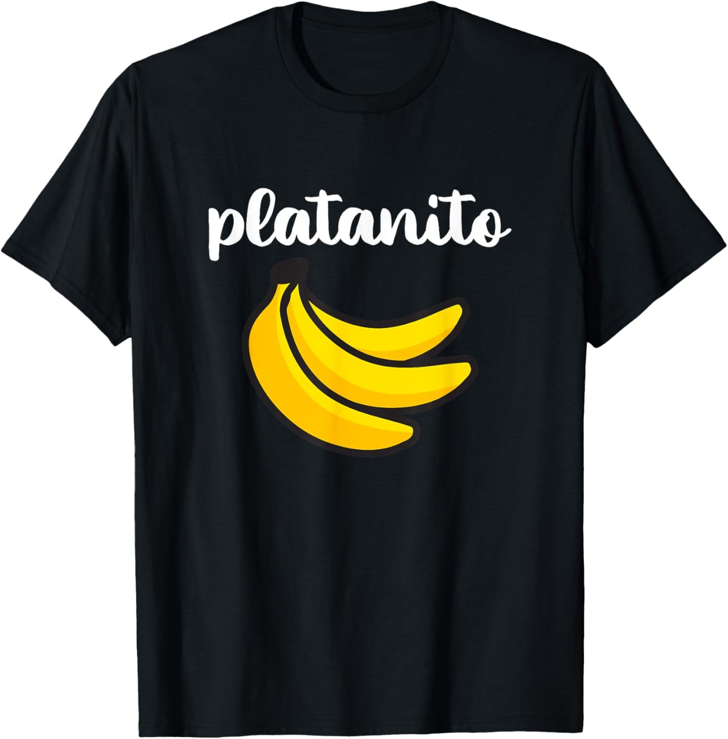 Platanito Cute Funny Spanish Word Toddler Boys Girls T-Shirt - T-Shirt | Black