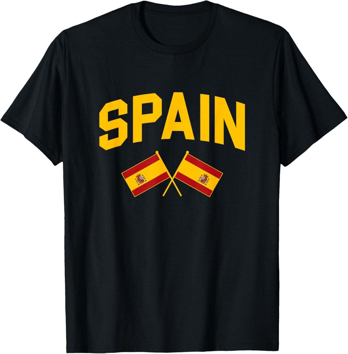 Spain - Flag of Spain - Classic T-Shirt - T-Shirt | Black