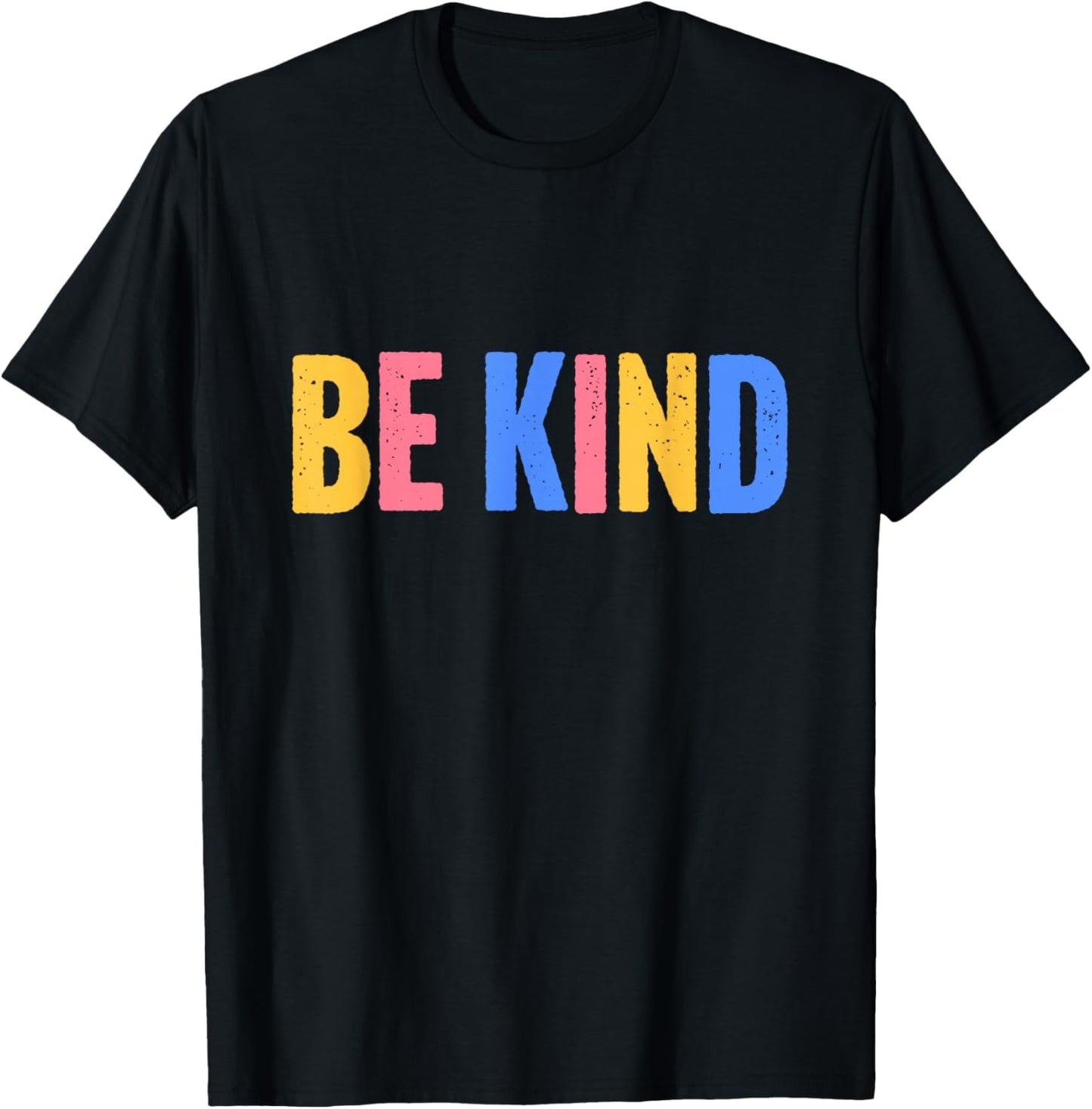 Be Kind Minimalist Love Kindness Positive T-Shirt - T-Shirt | Black