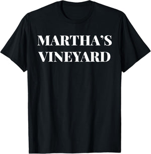Vintage Martha's Vineyard T-Shirt - T-Shirt | Black