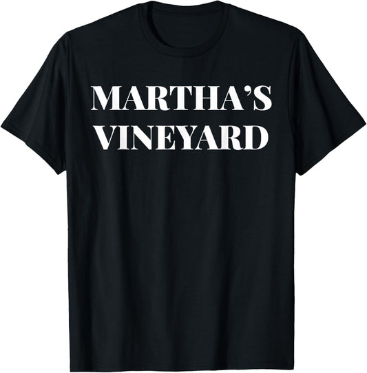 Vintage Martha's Vineyard T-Shirt - T-Shirt | Black
