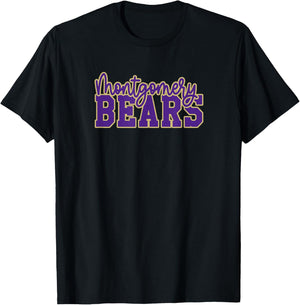 Montgomery High School Bears T-Shirt - T-Shirt | Black