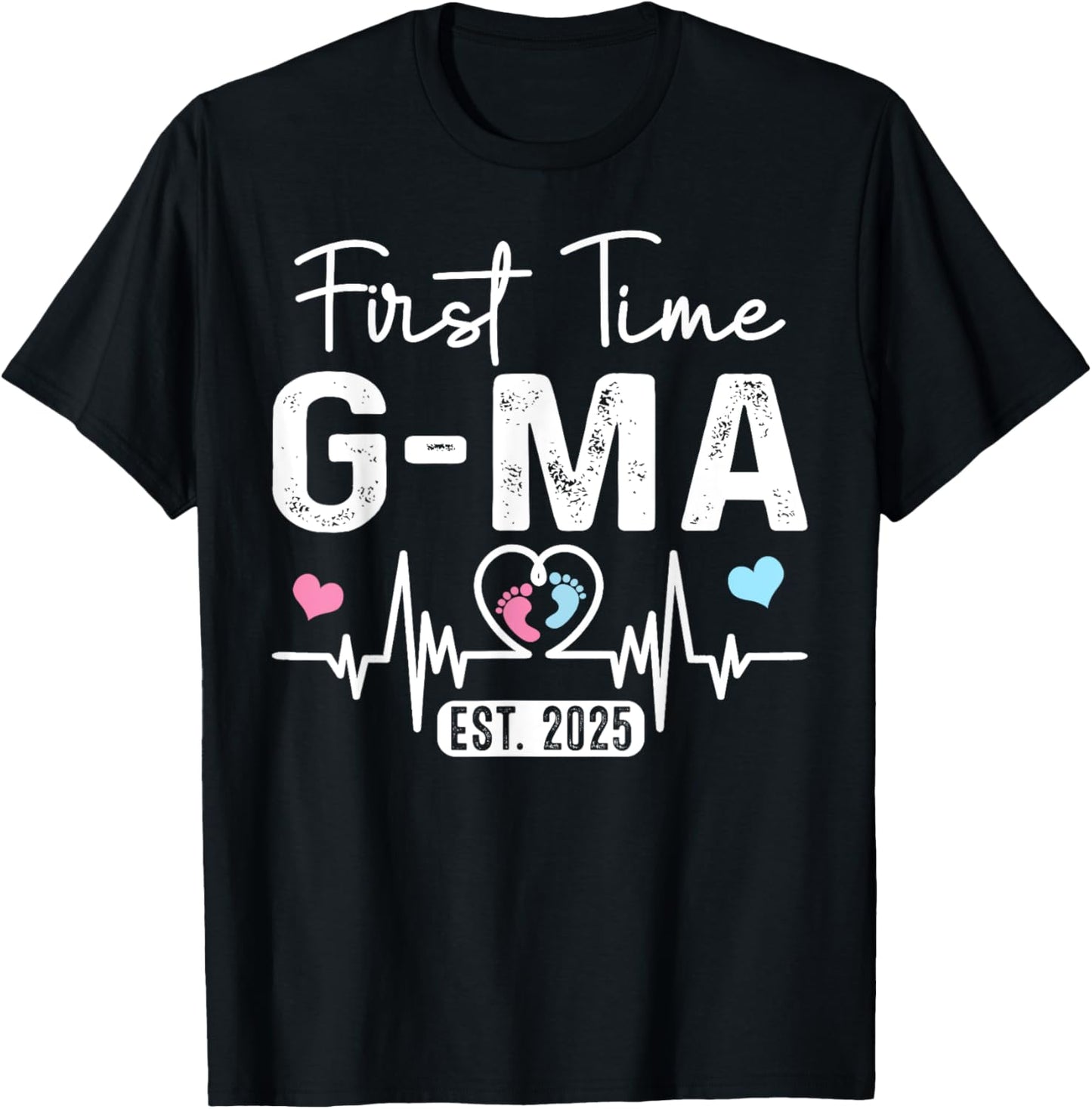 Vintage First Time G-Ma Est. 2025 New G-Ma T-Shirt - T-Shirt | Black