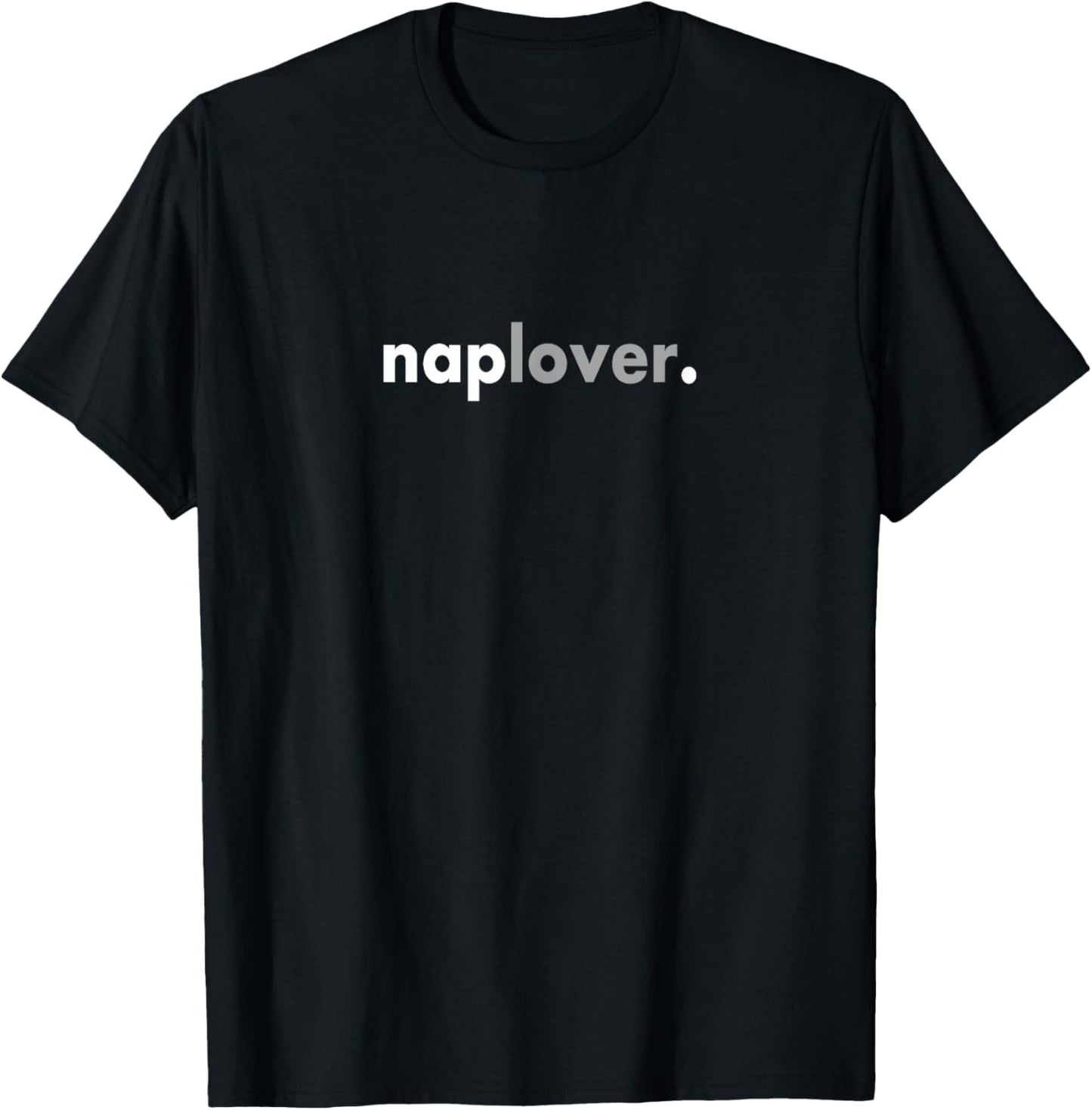 Minimalist Fun Nap Lover T-Shirt - T-Shirt | Black