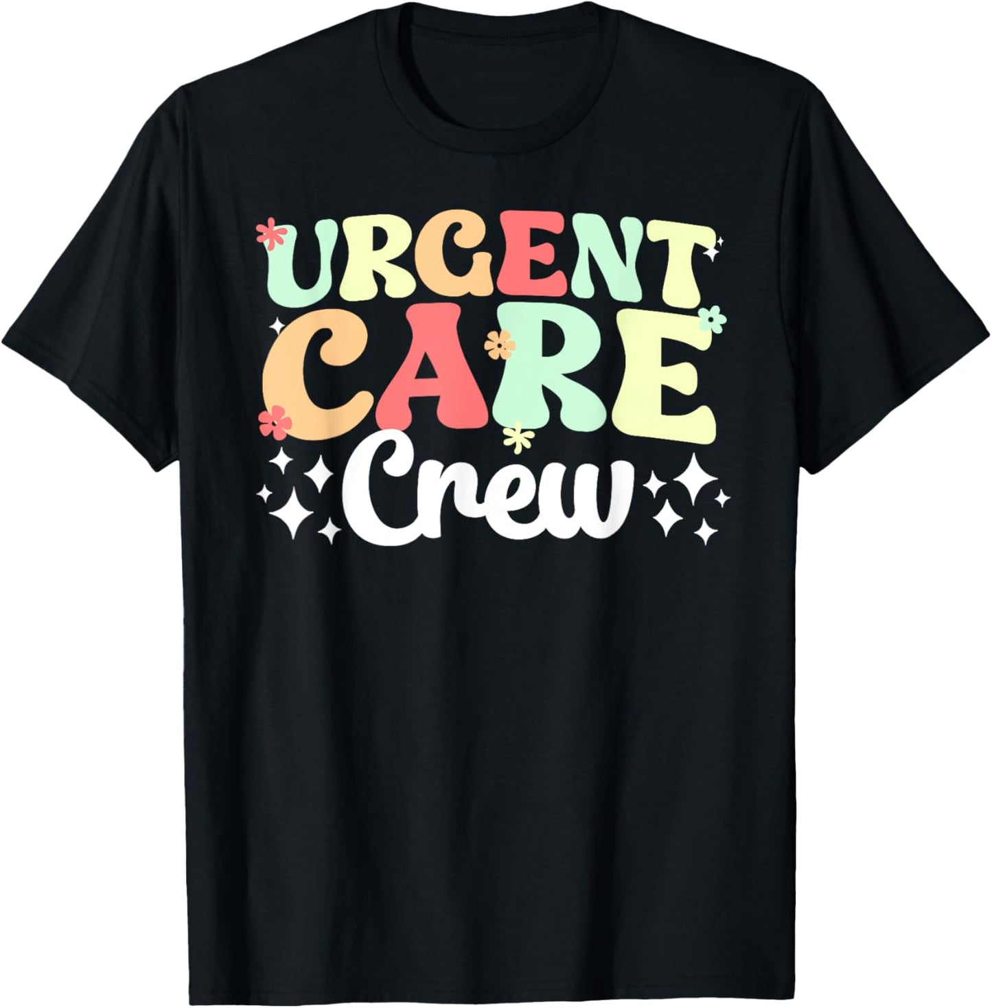 Groovy Urgent Care Crew Urgent Care Department Team T-Shirt - T-Shirt | Black