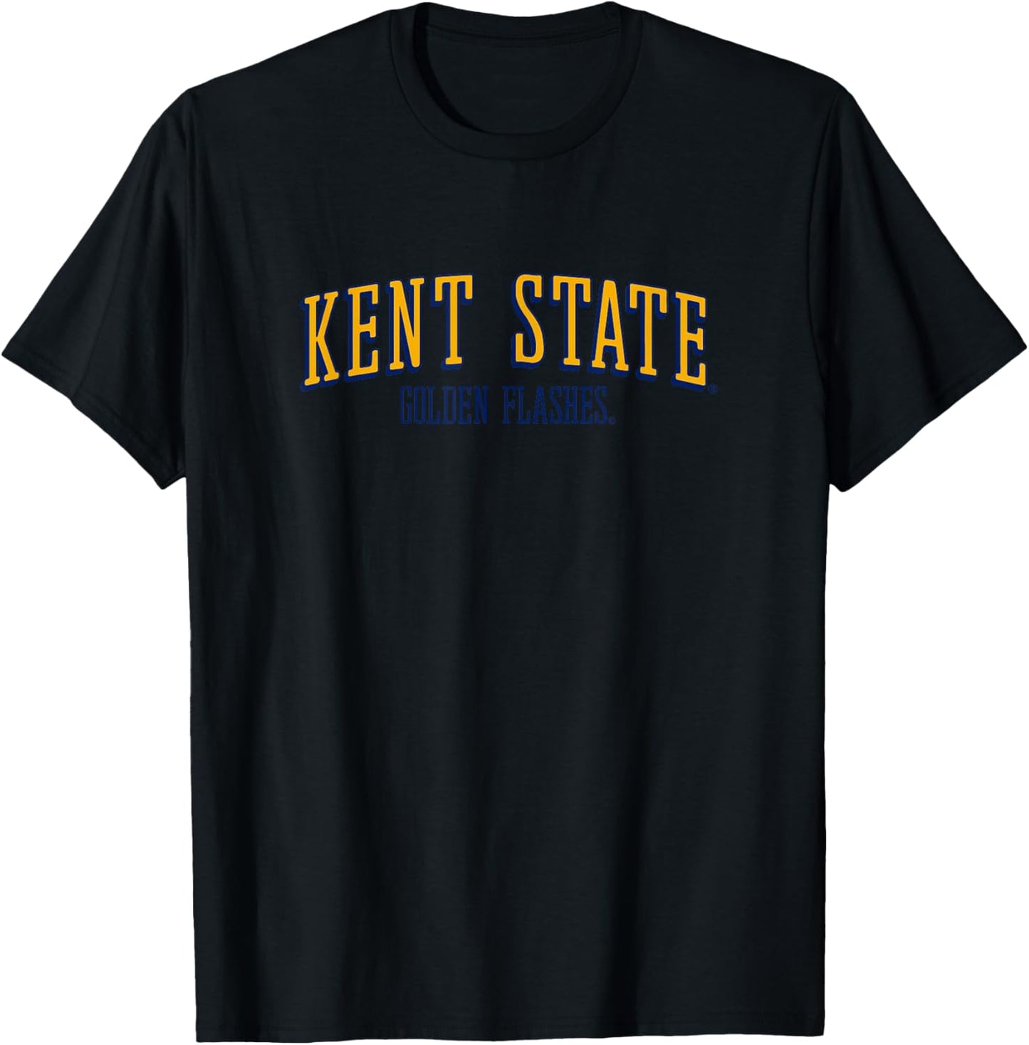 Kent State Golden Flashes |NCAA University Merch | RYLKST07 T-Shirt - T-Shirt | Black