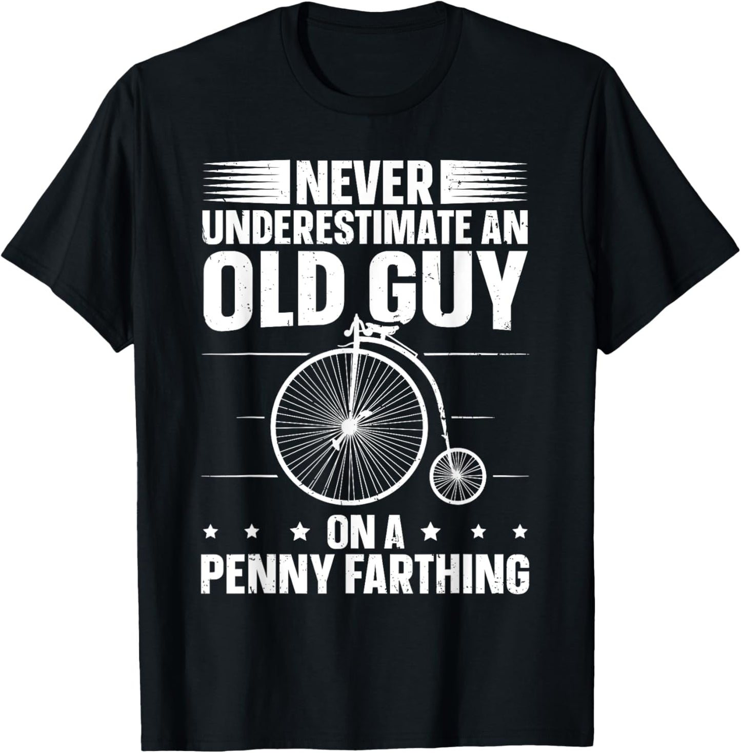 Retro Bicycle Design for a Penny Farthing Expert T-Shirt - T-Shirt | Black