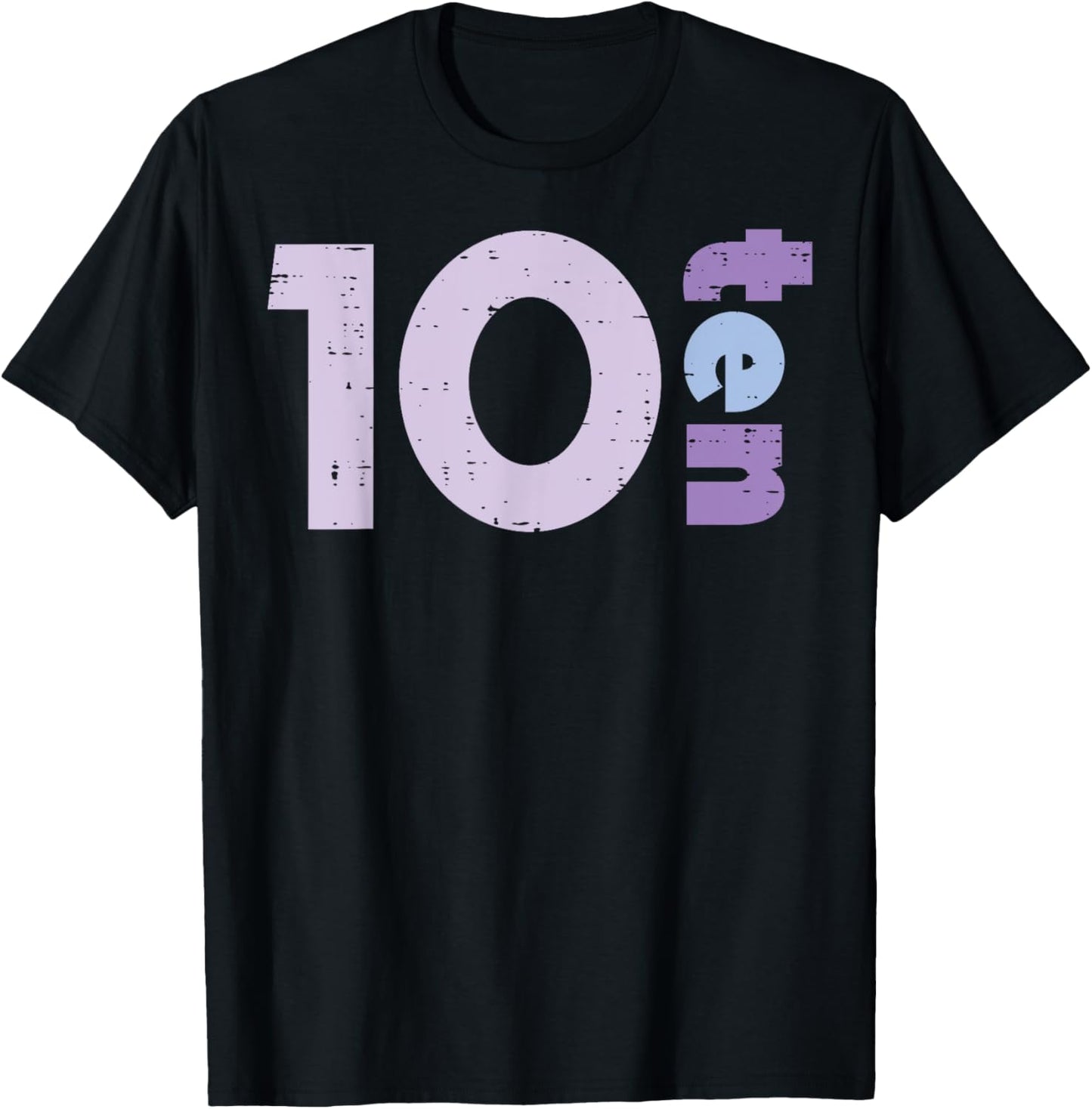 10th Birthday 10 Ten Years Old Tenth Bday Girls Boys Kids T-Shirt - T-Shirt | Black