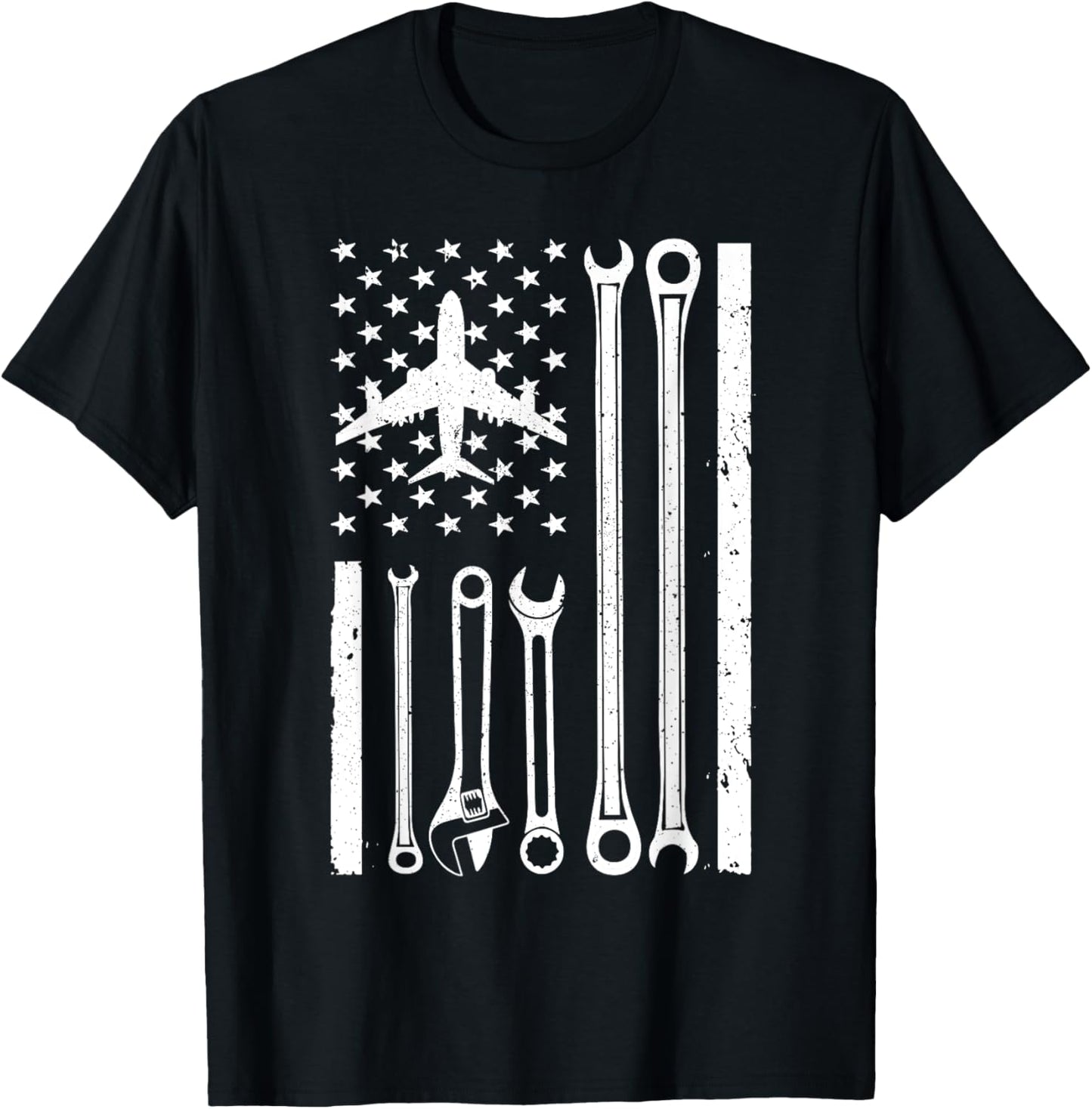 Cool Aircraft Mechanic Art Women Aircraft Technician T-Shirt - T-Shirt | Black